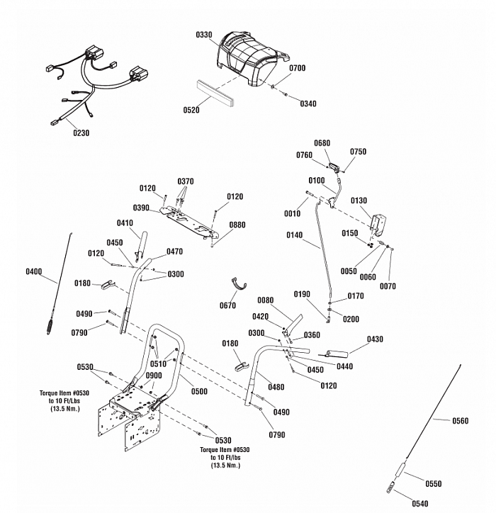 2 ДЕТАЛИ УПРАВЛЕНИЯ | СНЕГОУБОРЩИК CHAMPION ST661BS