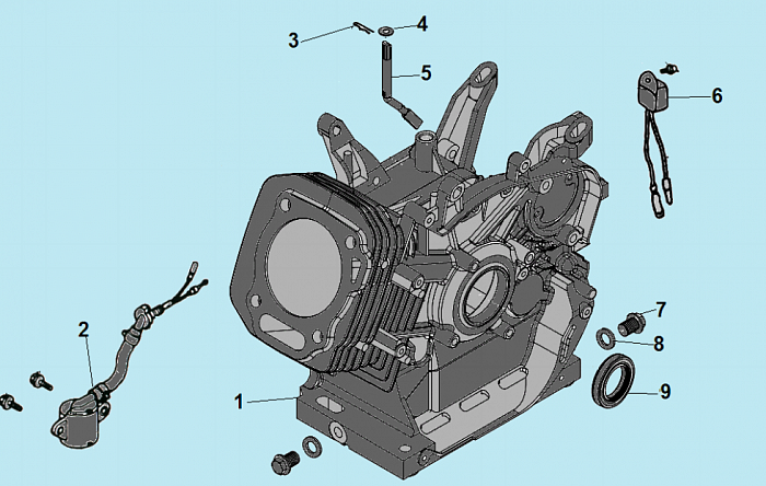 3 ЦИЛИНДР МОТОПОМПА CHAMPION GTP80H