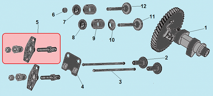 6 КЛАПАНА ИЗМЕЛЬЧИТЕЛЬ-ШРЕДЕР БЕНЗИНОВЫЙ CHAMPION SC6448