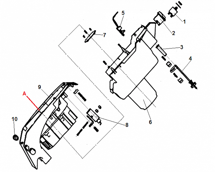 3 ВЫКЛЮЧАТЕЛЬ ИЗМЕЛЬЧИТЕЛЬ ЭЛЕКТРИЧЕСКИЙ CHAMPION SH250