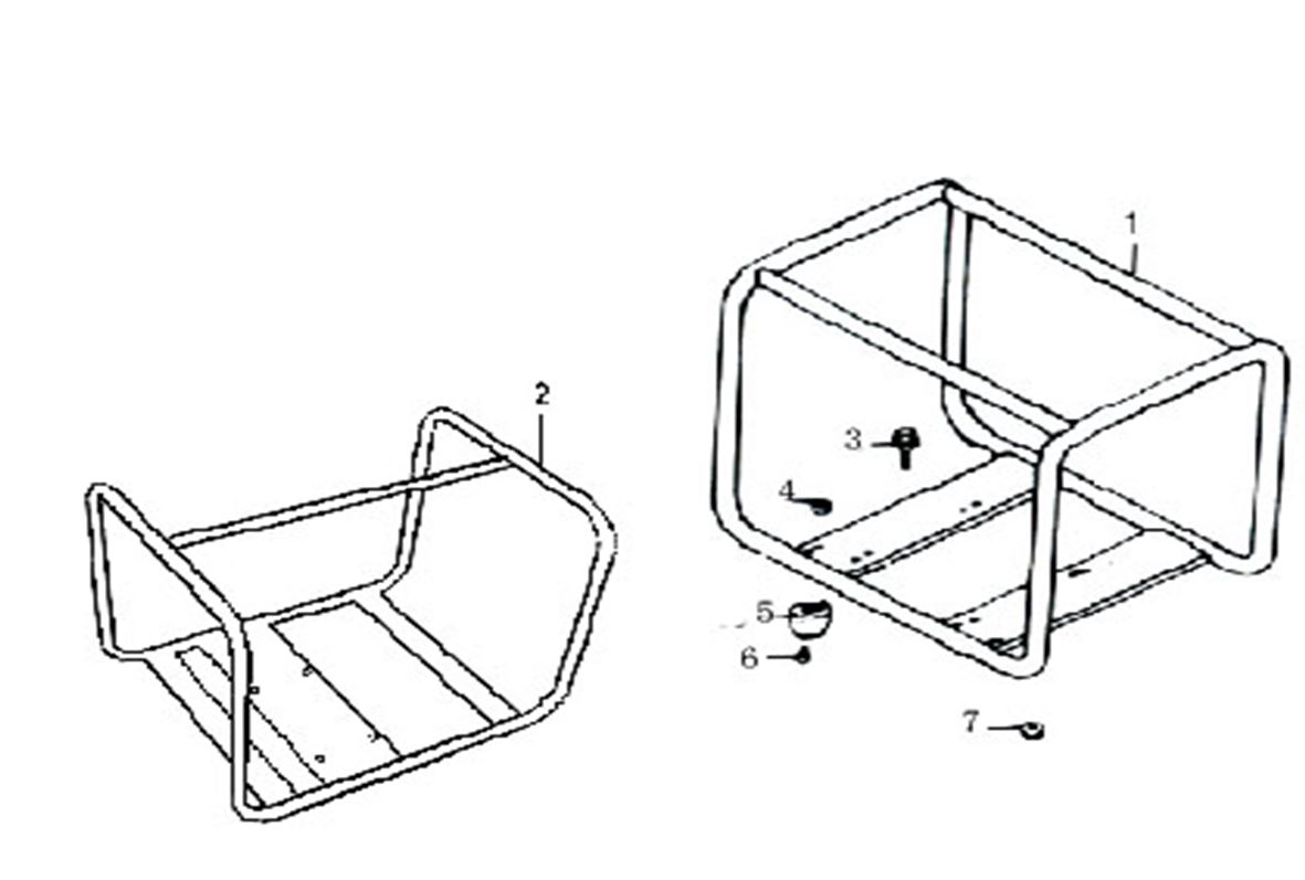 ЗАПЧАСТИ ДЛЯ МОТОПОМПЫ БЕНЗИНОВОЙ ELITECH МБ 1000 Д 80 (РАМА)