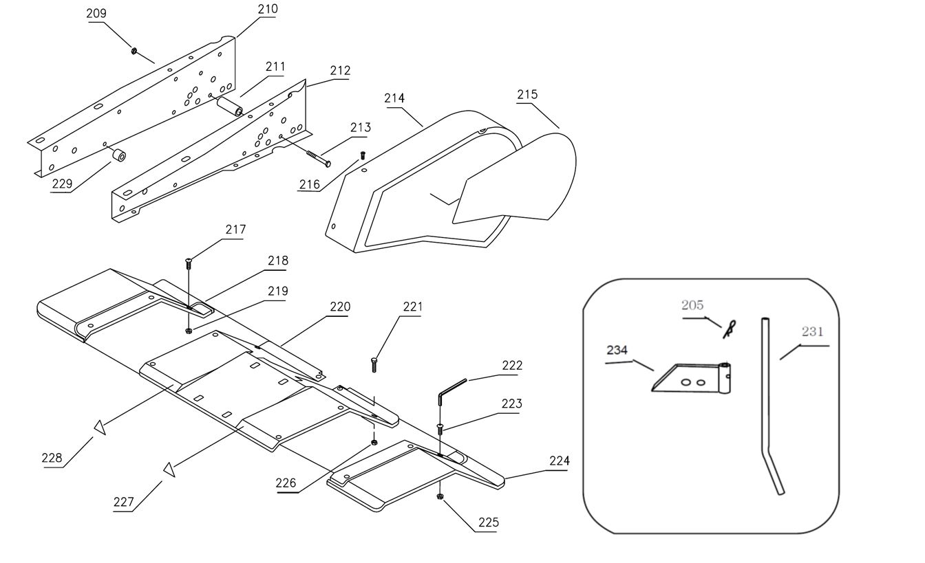 ЗАПЧАСТИ ДЛЯ КУЛЬТИВАТОРА БЕНЗИНОВОГО ELITECH КБ 71 (РАМА)