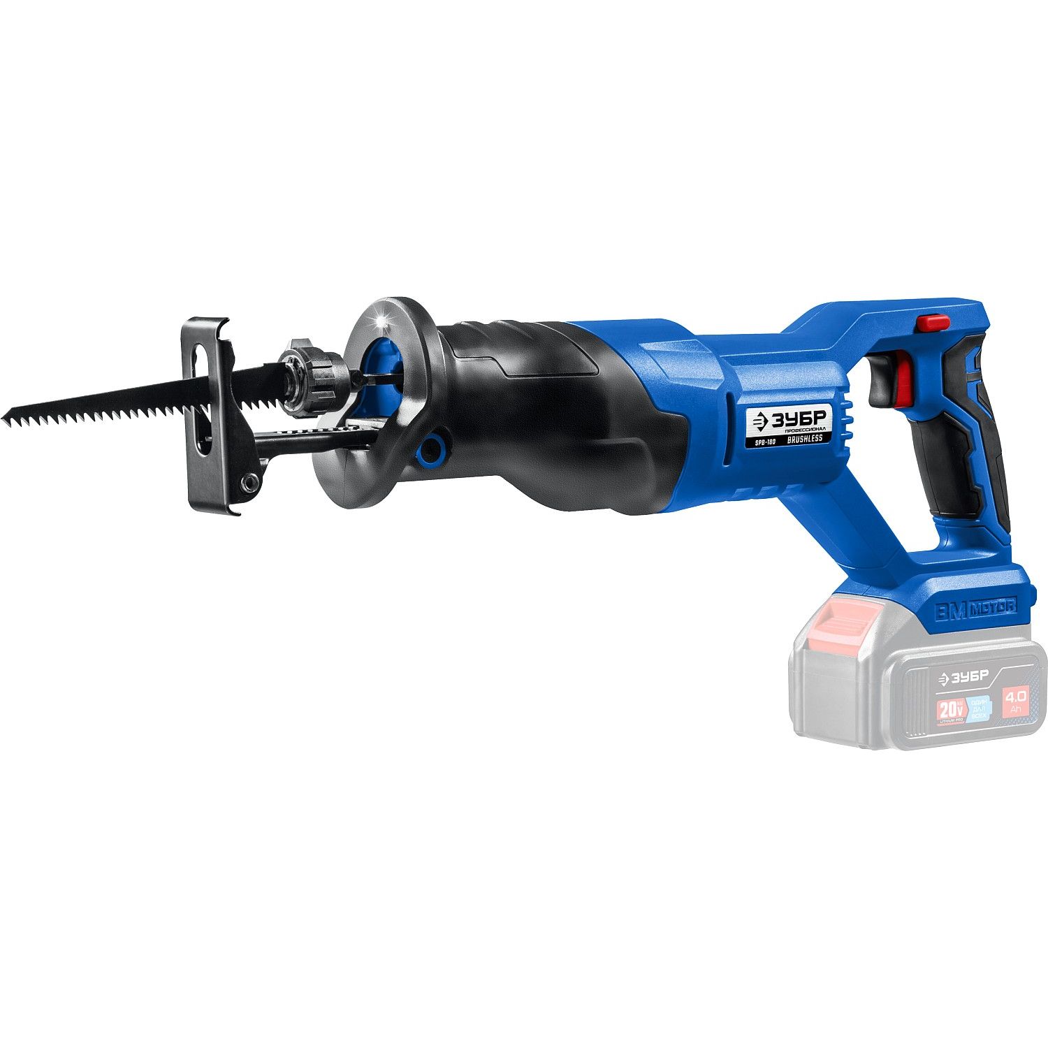 Бесщеточная пила сабельная, без АКБ, в коробке SPB-180