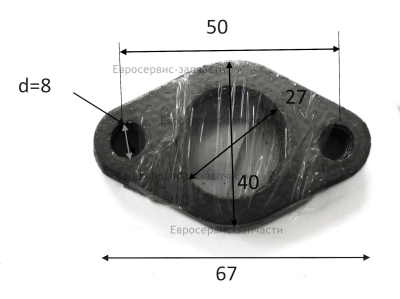 Прокладка выпускного коллектора ( БЭС 3800 - 8000)