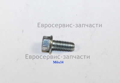 Болт фланцевый M6х14 мм