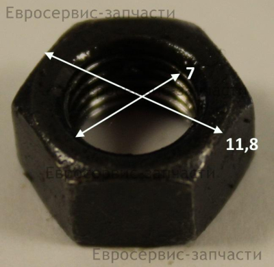 Гайка регулировочная M8х1