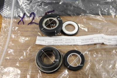 Сальник помпы комплект (2 ед) МБ 600Д50