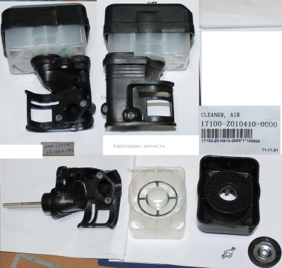 Фильтр воздушный с коллектором в сборе двиг.R200L 17100-Z010410: КБ60.КБ-51