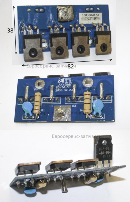 Плата BD-36-A0 2008.02.23 индуктивный фильтр (средняя) B52-120390105: АИС160П(26)