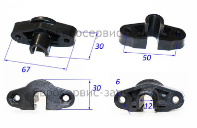 Кронштейн оси колесной передней