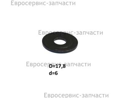 Шайба плоская 6х11х1 мм