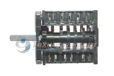 Переключатель конфорок, режимов духовки, 6+0 позиций, самый  ходовой, надпись SOKEN, EGO 46.27266.813, 46.27266.500, 013413
