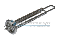 Тэн для водонагревателя, для Thermex, 2000W (700+1300), нержавейка, резьба под анод М4, L= 310 мм, фланец 64 мм, Thermowatt, Premium