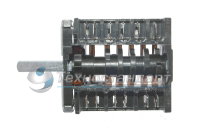 Переключатель конфорок, режимов духовки, 6+0 позиций, самый  ходовой, надпись SOKEN, EGO 46.27266.813, 46.27266.500, 013413